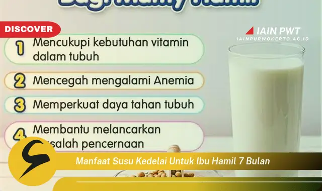 Ketahui 7 Manfaat Susu Kedelai untuk Ibu Hamil 7 Bulan