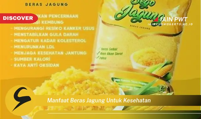 manfaat beras jagung untuk kesehatan