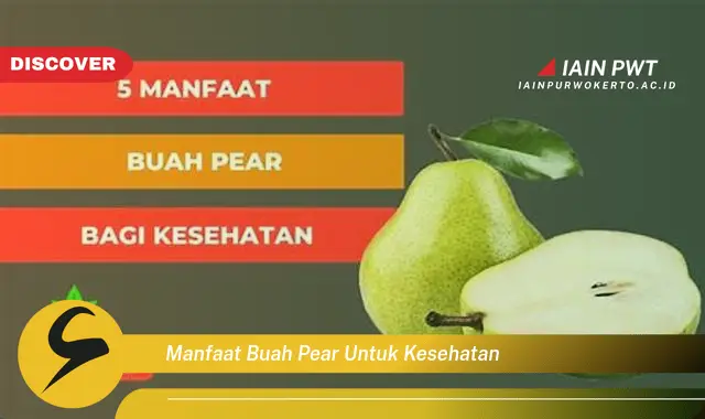 manfaat buah pear untuk kesehatan