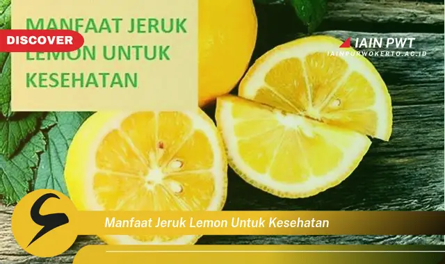 manfaat jeruk lemon untuk kesehatan