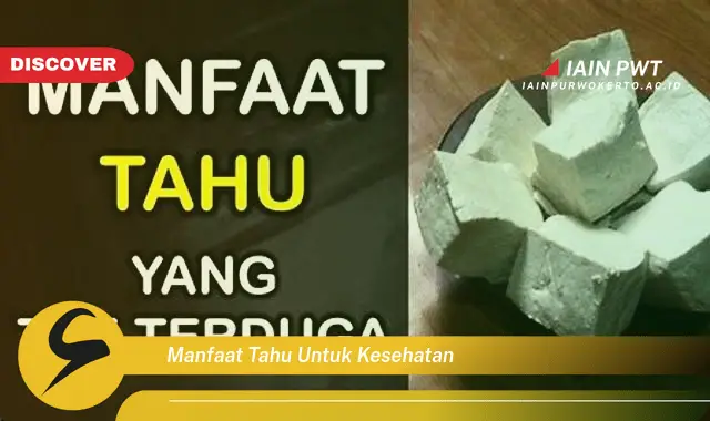 manfaat tahu untuk kesehatan