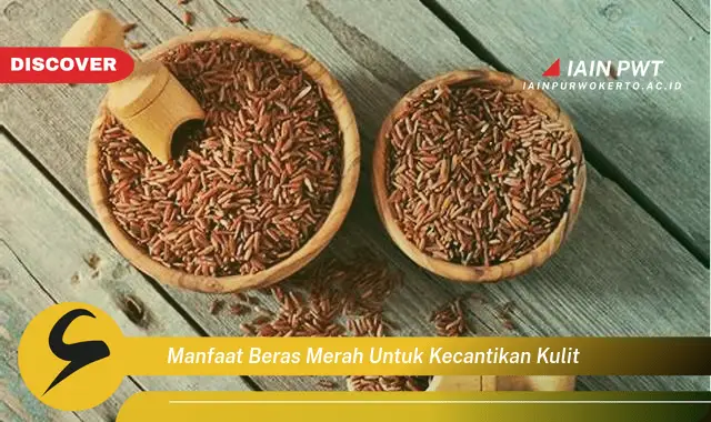 manfaat beras merah untuk kecantikan kulit