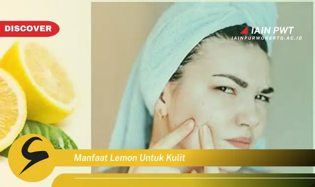 manfaat lemon untuk kulit