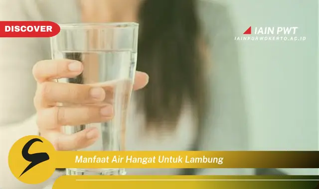 manfaat air hangat untuk lambung