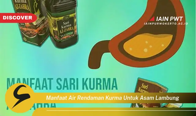 manfaat air rendaman kurma untuk asam lambung