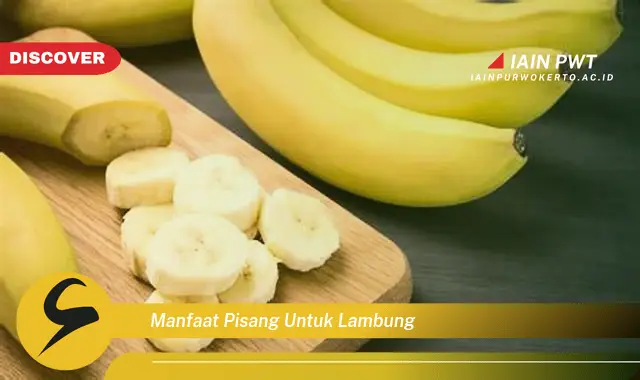 manfaat pisang untuk lambung