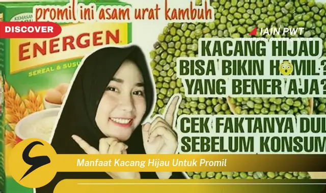 manfaat kacang hijau untuk promil