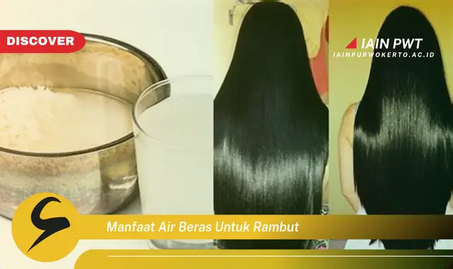 manfaat air beras untuk rambut