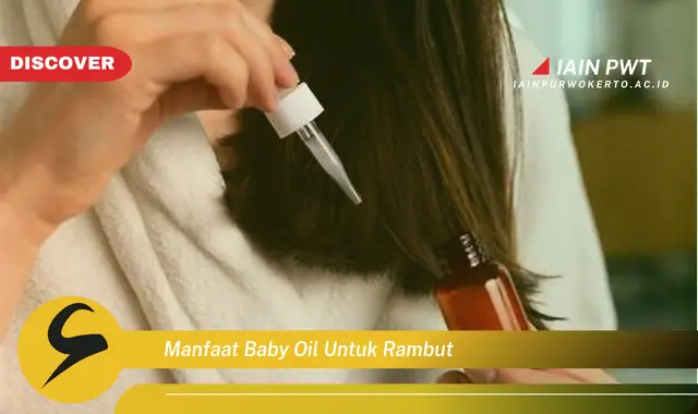 manfaat baby oil untuk rambut