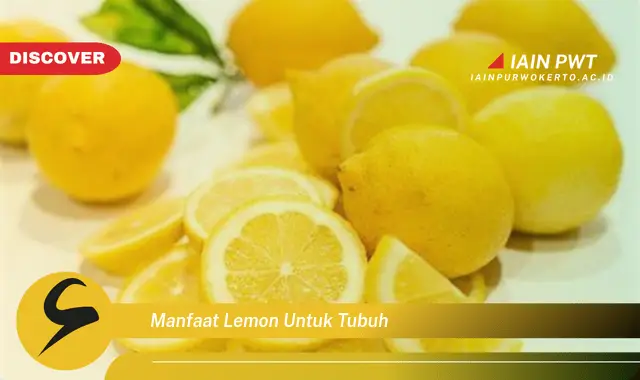 manfaat lemon untuk tubuh