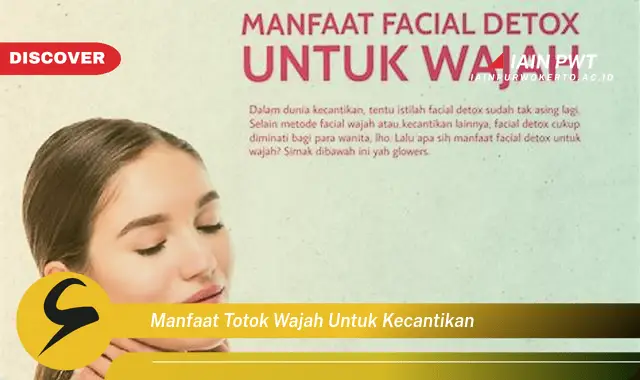 manfaat totok wajah untuk kecantikan