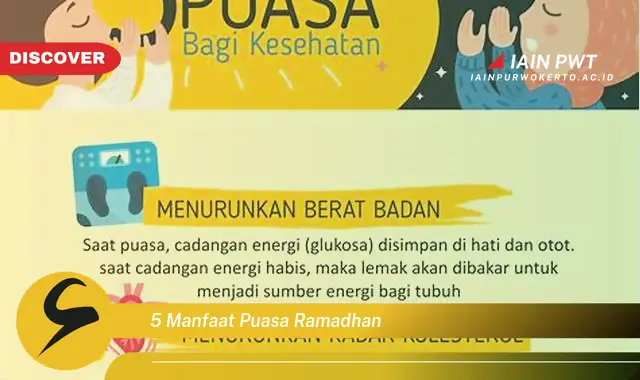 5 manfaat puasa ramadhan