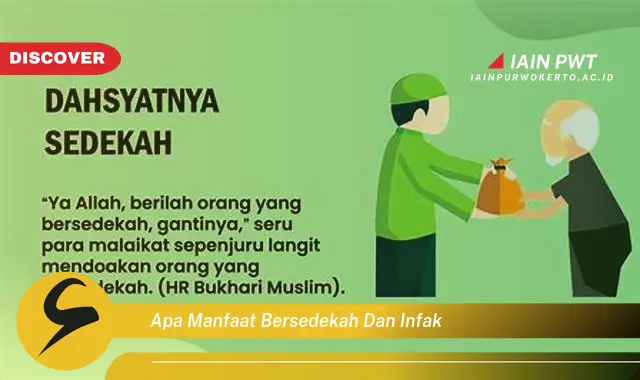 apa manfaat bersedekah dan infak