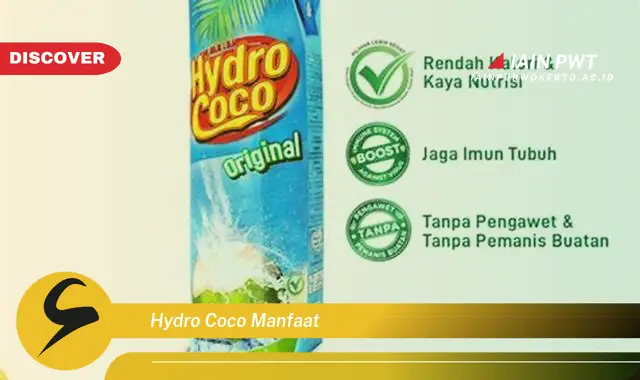 hydro coco manfaat