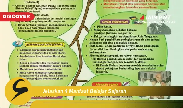 jelaskan 4 manfaat belajar sejarah