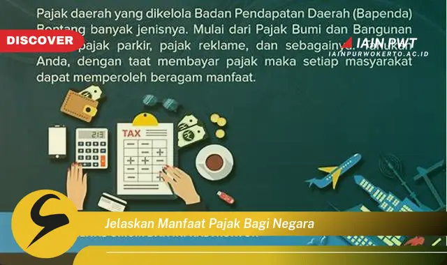 jelaskan manfaat pajak bagi negara