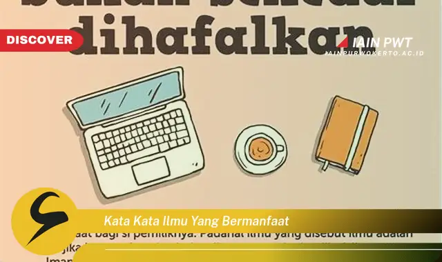 kata kata ilmu yang bermanfaat