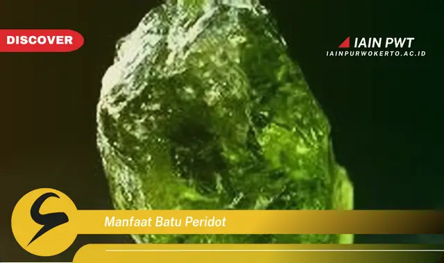 manfaat batu peridot