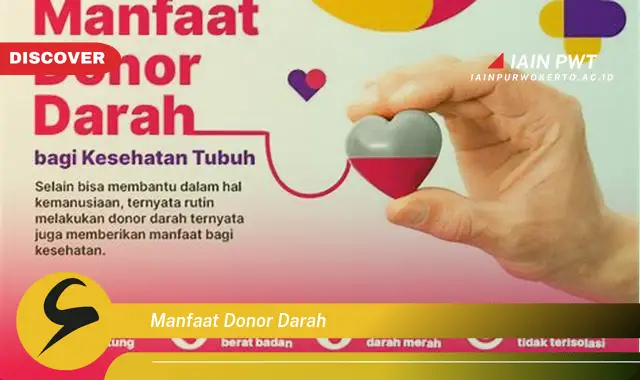 manfaat donor darah