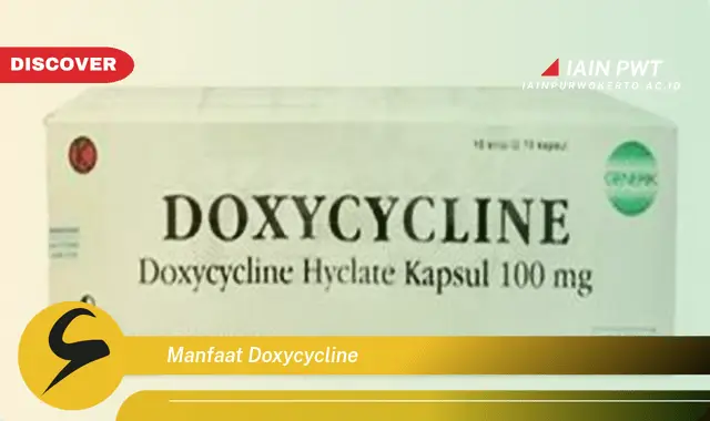 manfaat doxycycline