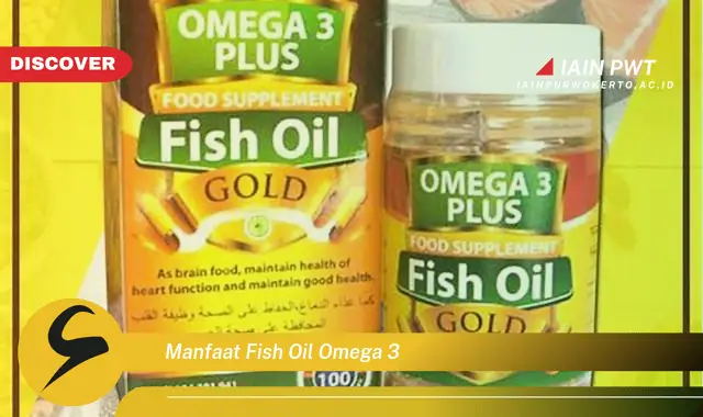 manfaat fish oil omega 3