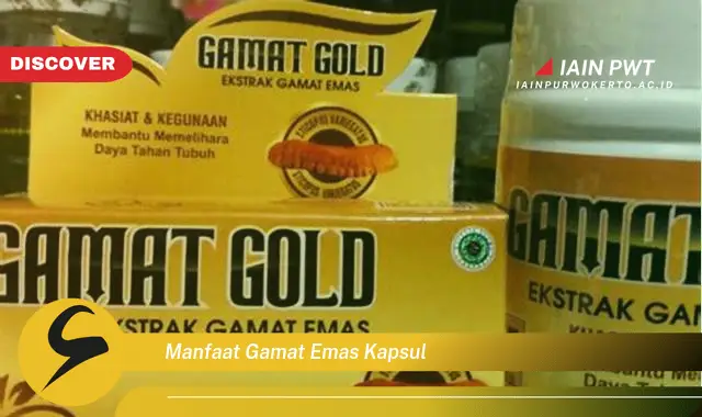 manfaat gamat emas kapsul