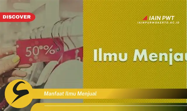 manfaat ilmu menjual