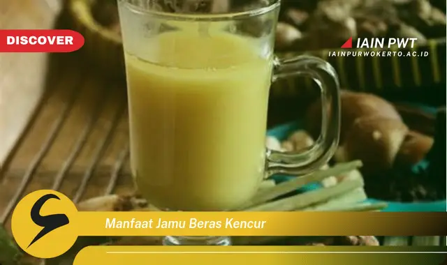 manfaat jamu beras kencur