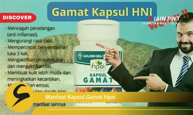 manfaat kapsul gamat hpai