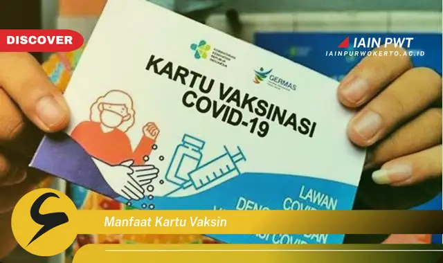 manfaat kartu vaksin