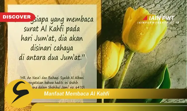 manfaat membaca al kahfi