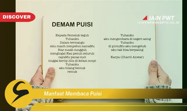 manfaat membaca puisi