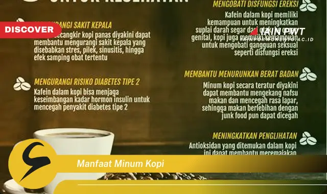 manfaat minum kopi