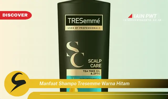 manfaat shampo tresemme warna hitam