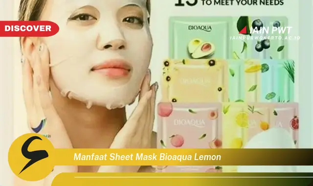 manfaat sheet mask bioaqua lemon