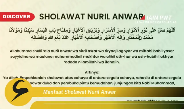 manfaat sholawat nuril anwar