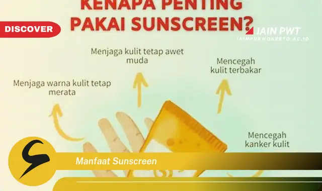 manfaat sunscreen