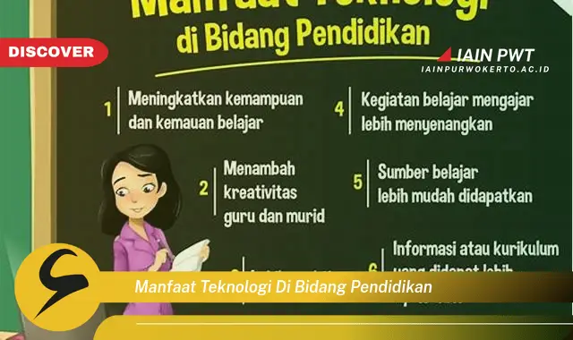 manfaat teknologi di bidang pendidikan