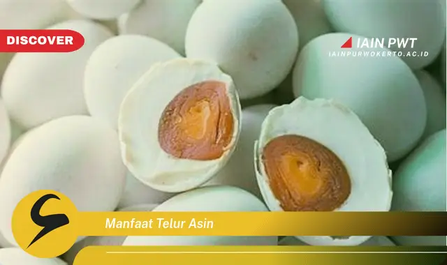 manfaat telur asin