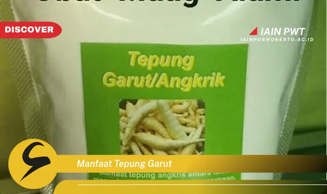 manfaat tepung garut