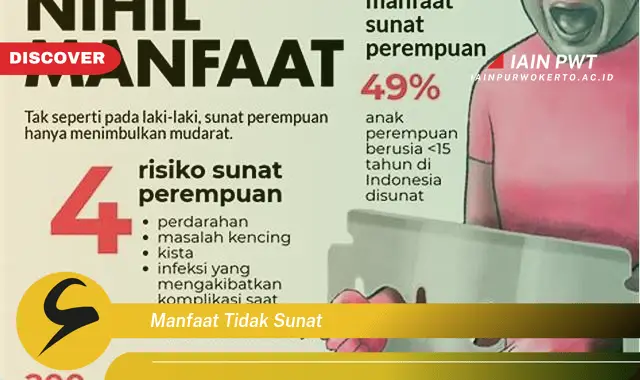 manfaat tidak sunat