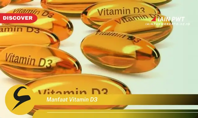 manfaat vitamin d3