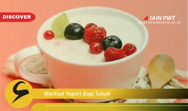 manfaat yogurt bagi tubuh