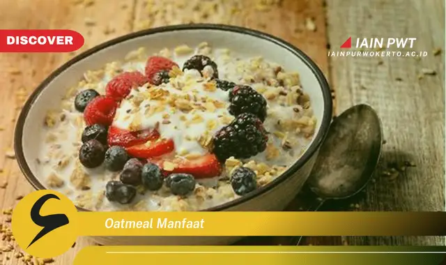 oatmeal manfaat