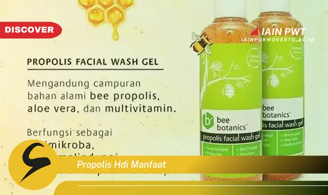 propolis hdi manfaat