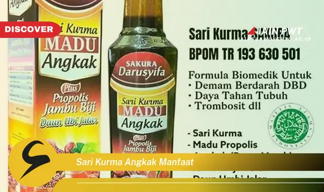 sari kurma angkak manfaat