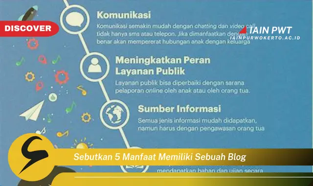 sebutkan 5 manfaat memiliki sebuah blog