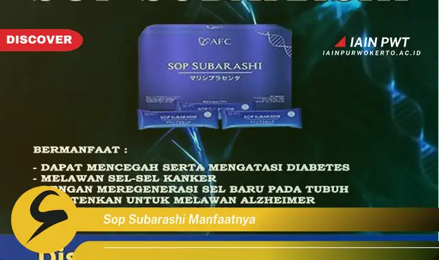 sop subarashi manfaatnya